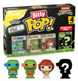 Set 4 figurine - Pop! Bitty - Teenage Mutant Ninja Turtles Leonardo | Funko