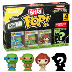 Set 4 figurine - Pop! Bitty - Teenage Mutant Ninja Turtles Leonardo | Funko