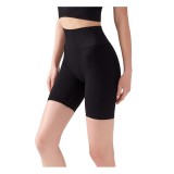 Pantaloni scurti dama, cu talie inalta, pentru ciclism, LOS OJOS, negru, M-L - OUTLET
