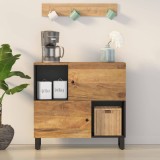 Cumpara ieftin Servantă cu 2 uși, 80x33x75 cm, lemn masiv de mango