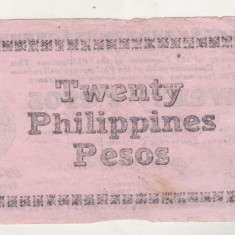 bnk bn Filipine 20 pesos 1944 Negros