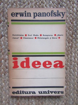 Erwin Panofsky - Ideea foto