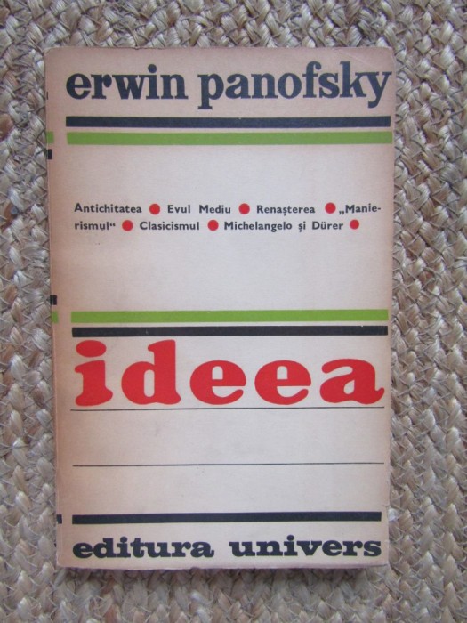 Erwin Panofsky - Ideea