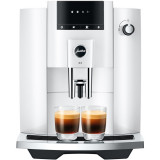 Espressor automat Jura E4, 1450W, 5 bauturi, 15 bar, Alb