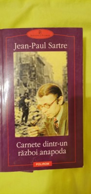 Jean-Paul Sartre - Carnete dintr-un război anapoda foto