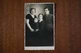 fotografie tematica militari/ armata romana militar cu familia 1941