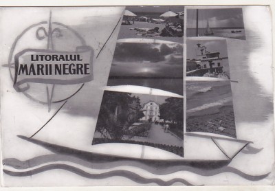 bnk cp Litoralul Marii Negre - Vedere - circulata foto