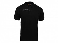 Tricou polo barbati Givova Summer, negru, M