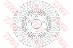 Disc frana AUDI A6 (4G2, C7, 4GC) (2010 - 2016) TRW DF6216