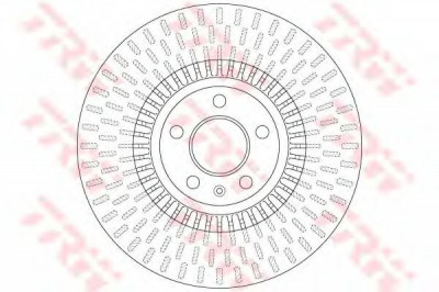 Disc frana AUDI A6 Allroad (4GH, 4GJ) (2012 - 2016) TRW DF6216 foto