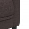 Fotoliu, maro inchis, material textil - 7