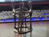 Sculptura vintage bronz africana