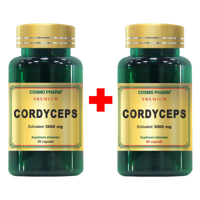 Cordyceps 300mg 60cps+30cps gratis foto