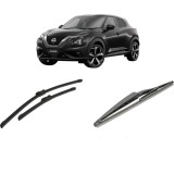 Cumpara ieftin Set 3 stergatoare NISSAN JUKE (F16_) din 2019, pentru parbriz si luneta fata si spate auto, Bosch Twin-Aerotwin, din cauciuc siliconat rezistent, NISS