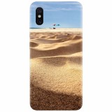Husa silicon pentru Xiaomi Mi 8 Pro, Beach Sand Closeup Holiday