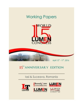 Working Papers Volume - 15th Anniversary Edition World LUMEN Congress Logos Universality Mentality Education Novelty, WLC 2016, 12-17 aprilie 2016, Ia foto