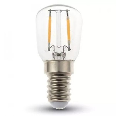 Bec E14 ST26 cu filament LED 2W 6000K alb rece V-TAC foto