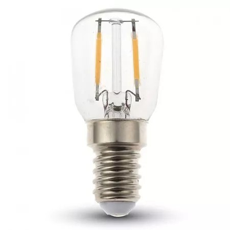 Bec E14 ST26 cu filament LED 2W 6000K alb rece V-TAC
