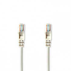 Cablu UTP Nedis, cat5e, patch cord, 10m, gri foto