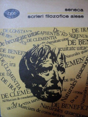 SCRIERI FILOZOFICE ALESE de SENECA 1981 foto