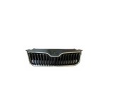 Grila radiator Skoda Superb (3v), 05.2015-06.2024, montare fata, cu rama crom; vopsit; negru; cu ACC, RapidAuto