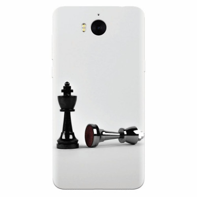 Husa silicon pentru Huawei Y6 2017, Chess foto