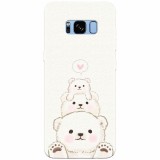 Husa silicon pentru Samsung S8, Family Bear