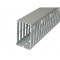 Canal cablu perforat 2m slitat 25x60mm gri pentru circuite electrice in tablouri