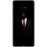 Husa silicon pentru Huawei Mate 20, Mystery Man In Suit