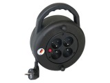 Prelungitor Alimentare AS SCHWABE 7m 3G1,5mm&sup2; 4 Prize 16A PVC Negru 816144
