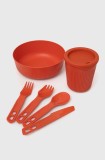 Sea To Summit serviciu pentru m&acirc;ncare Passage Dinnerware Set 1 Person culoarea rosu, ACK0370511P