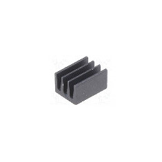 Radiator extrudat, aluminiu, 8.5mm x 6.3mm, neagra, FISCHER ELEKTRONIK - ICK6/8L