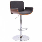 Cumpara ieftin Scaun de bar, gri, material textil