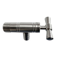 Robinet din inox pentru butoi cu fluture, 1/2