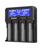Incarcator pentru baterii cilindrice li-ion 18650 Xtar VP4L+ Dragon