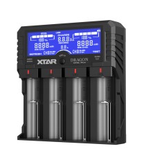 Incarcator pentru baterii cilindrice li-ion 18650 Xtar VP4L+ Dragon