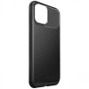 Husa iPhone 12 mini UNIQ Hexa Fibra Carbon Neagra