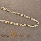 Cumpara ieftin Bratara placata cu aur Infinite Eyes - 20 cm, SaraTremo