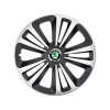 Set 4 Capace Roti Terra Gri-Negru R15 Compatibil Cu Skoda, Autohelix MSA