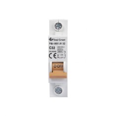 Siguranta intrerupator automat 32A 1P 6Ka Total Green TG-1031.0132