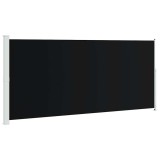 Cumpara ieftin Copertina laterala retractabila de terasa, negru, 220 x 514 cm