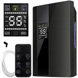 Dezumidificator si Purificator de Aer 2-in-1, Afisaj Temperatura/Umiditate, Randament 650ml/zi, Putere 90W, Anti-Mucegai, Telecomanda, Negru