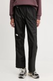 The North Face pantaloni Antora culoarea negru, uni, NF0A8BKEJK31