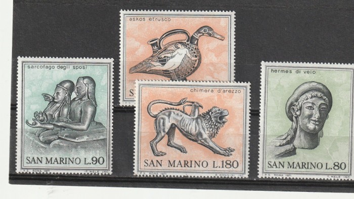 Arheologie,obiecte ,San Marino.