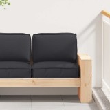 vidaXL Set de perne pentru palet 2 pcs Negru Material Oxford 3329053