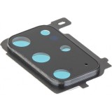 Cumpara ieftin Geam Camera Spate Samsung Galaxy S20+ 5G G986 / S20+ G985, cu Rama, Negru