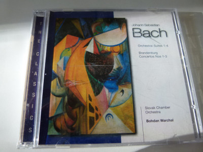 Orchestral suites1-4, Brandenburg conc 1-3 - Bach, 2 cd foto