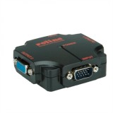 Multiplicator VGA 2 porturi 450Mhz, portabil, Roline 14.01.3534