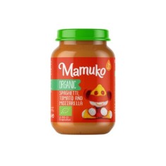 Spaghetti cu rosii si mozzarella, bio, 190g, Mamuko