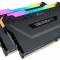 Memorie DDR Corsair DDR4 32 GB, frecventa 3600 MHz, 16 GB x 2 module, radiator, iluminare RGB, &quot;CMW32GX4M2Z3600C18&quot;